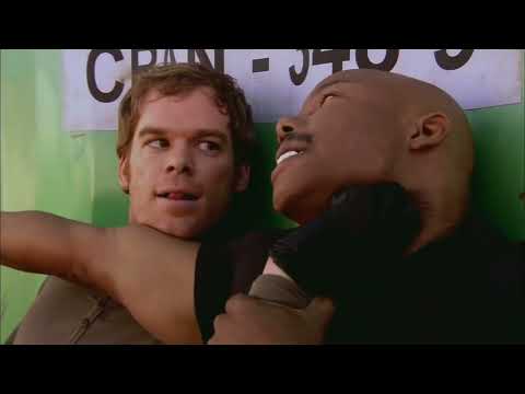 Doakes and Dexter fight scene