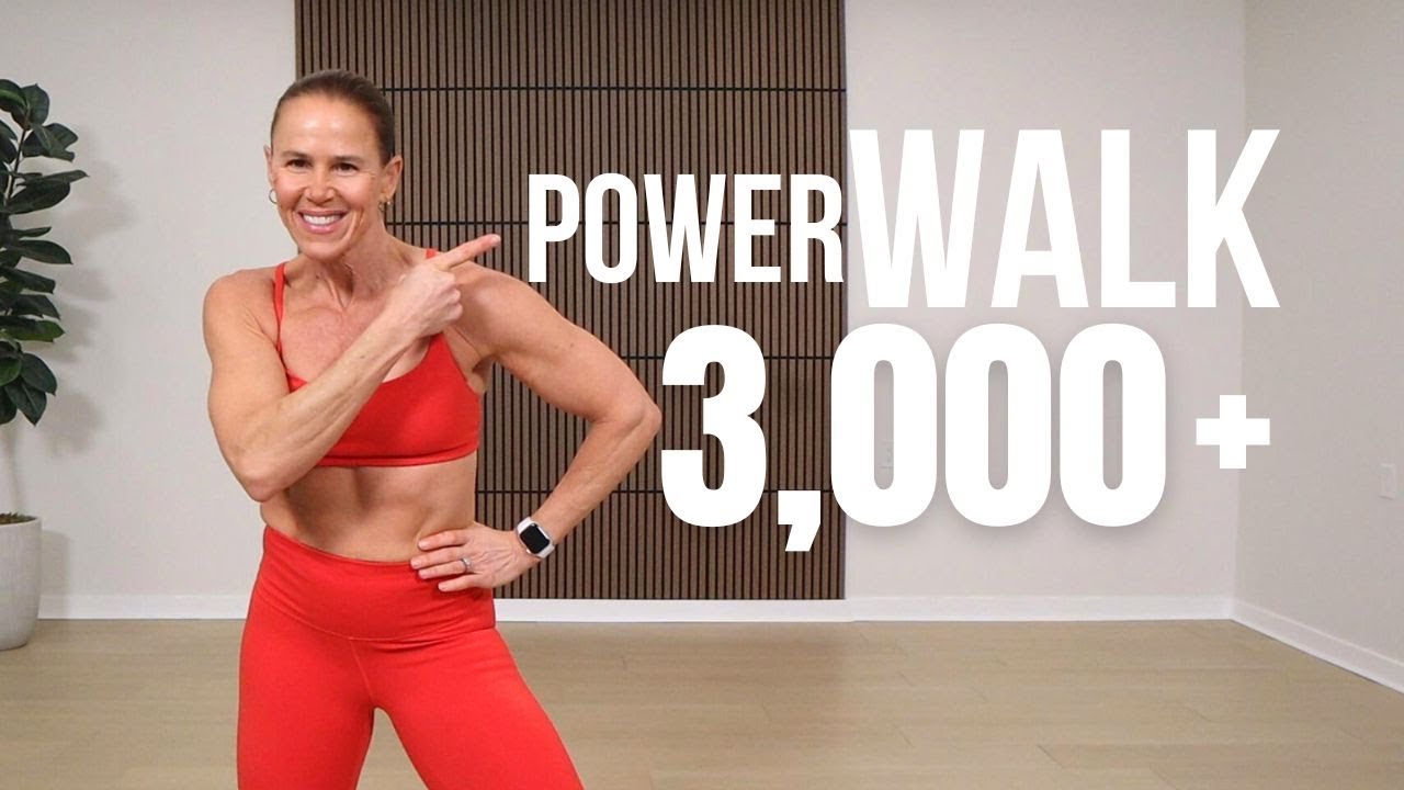 30 Min Power Walking Workout 3,000 Steps | Low-Impact Cardio to Boost Energy & Burn Fat - YouTube