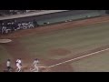 TEX@CAL: Hulse fouls four into Angels' dugout