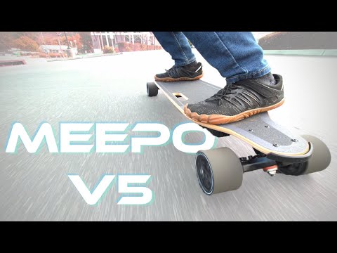 Meepo V5 // ideal electric skateboard for Beginners & Commuting