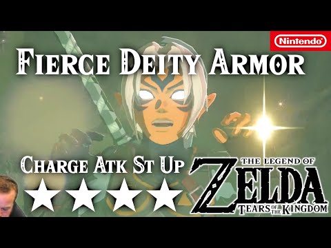 Fierce Deity Armor | All Upgrades | Full Cost | 4 Stars | Zelda Tears of the Kingdom