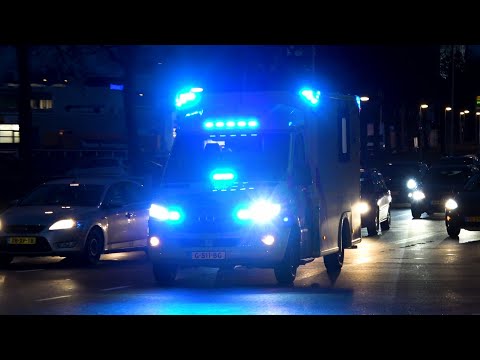 [Primeur] A1, C. Miesen Ambulance 01-156 Stadskanaal naar het UMCG