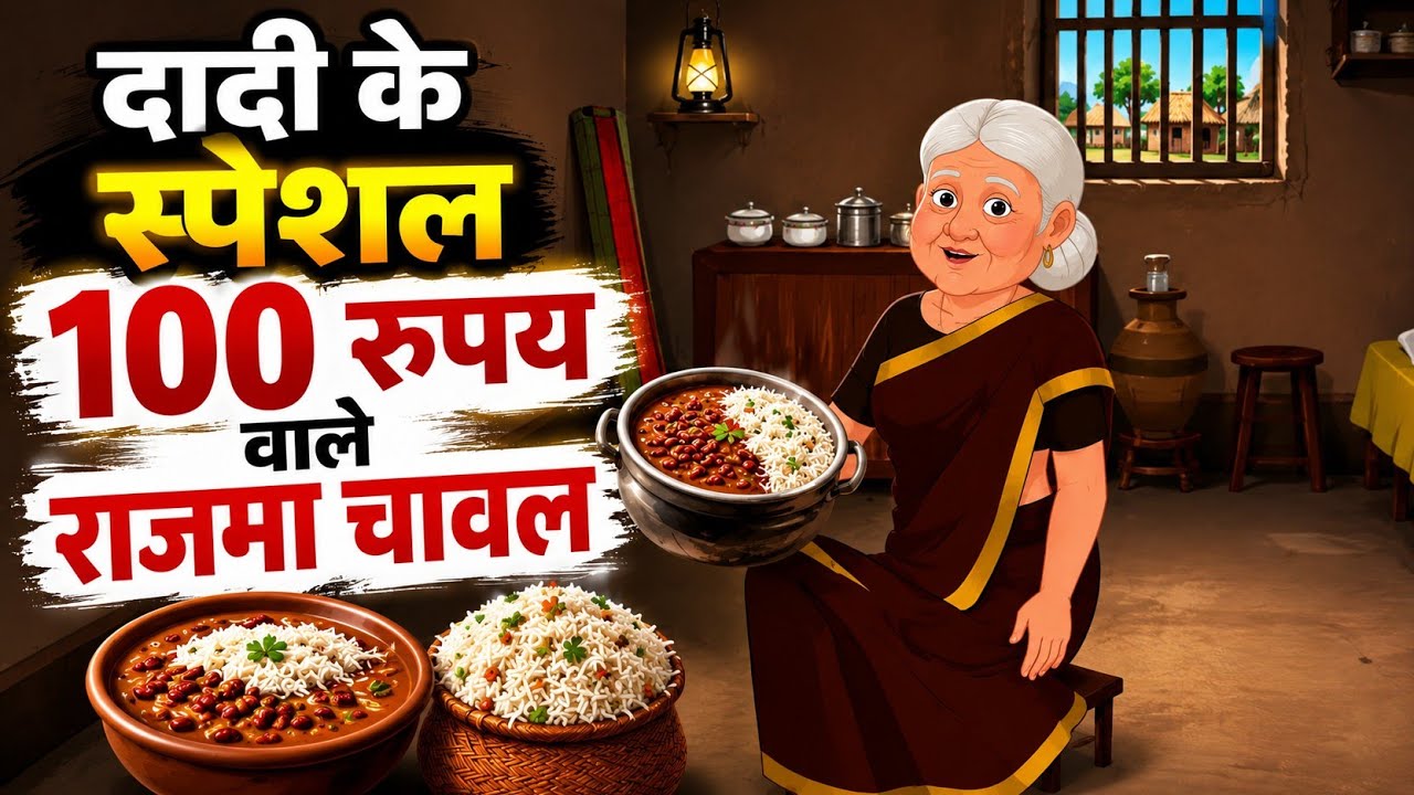 राजमा-चावल बेचने वाली दादी | Rajma chawal | kahani | kahaniyan| hindi story| MoralStories |