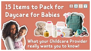 What to Pack for Daycare for Babies | Childcare Tips for Parents