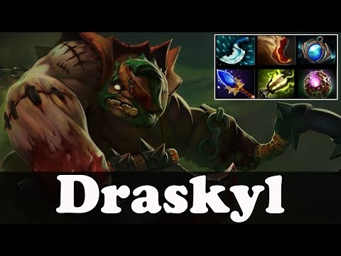 Dota 2 - Draskyl Plays Pudge Vol 8 - Pub Match Gameplay