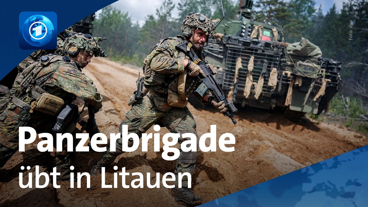 Schutz an der NATO-Ostflanke: Panzerbrigade der Bundeswehr trainiert in Litauen