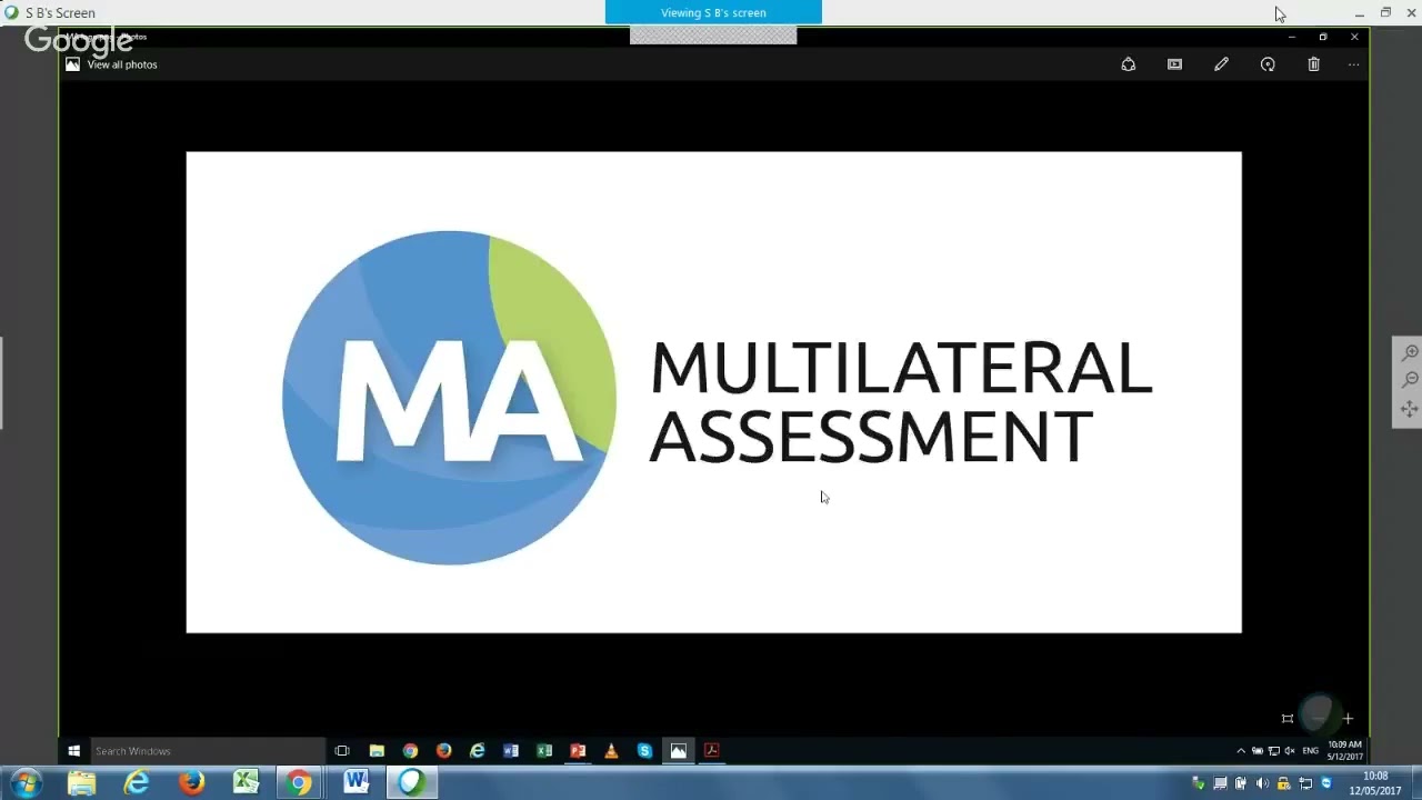 UNFCCC Multilateral assessment under the IAR – part 1 of 3 (10:00-13:30)