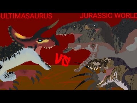 Jurassic World Vs Ultimasaurus Part 1 Animation