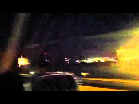 Driving Over The Vincent St.Thomas Bridge At Night