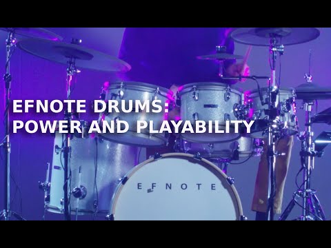 EFNOTE EFNOTE5X 5-Piece Acoustic Designed Electronic Drum Set - Black Oak image 6