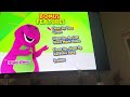 Barney Clean Up Clean Up 2012 DVD Menu Walkthrough 2018 Universal Reprint