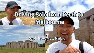 Day 2 Road Trip from Perth to Melbourne| Esperance Stonehenge & Australia’s Longest Straight Road.
