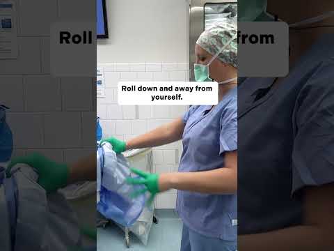 Doffing Surgical Gowns and Gloves #surgtech #surgicaltechnologist #doff #or #meded #surgery