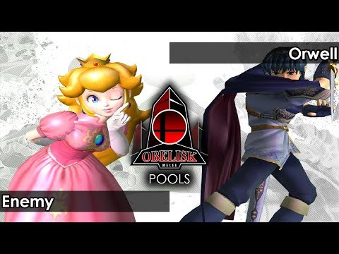 Melee: Enemy (Peach) V Orwell (Marth) - Obelisk 82 Tournament SSBM