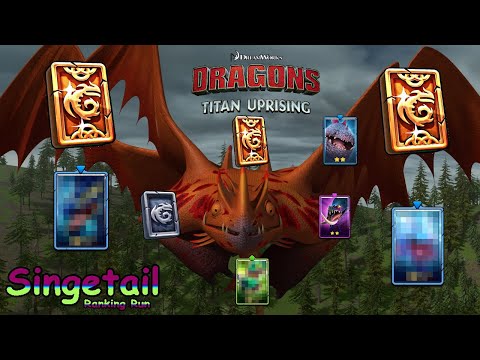 Dragons: Titan Uprising / BP 8300+ / Singetail Ranking Run / Full Battle / BP 8400+ / (HTTYD)
