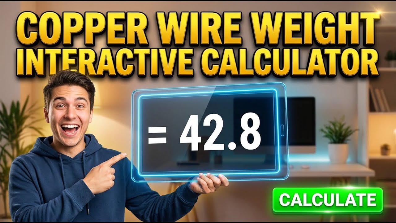 Copper Wire Weight Interactive Calculator