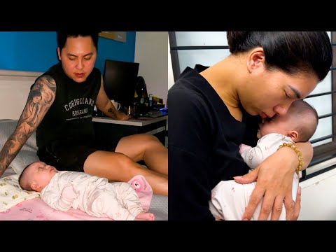 Baby Banh Bao kept her parents up all night, keeping them awake