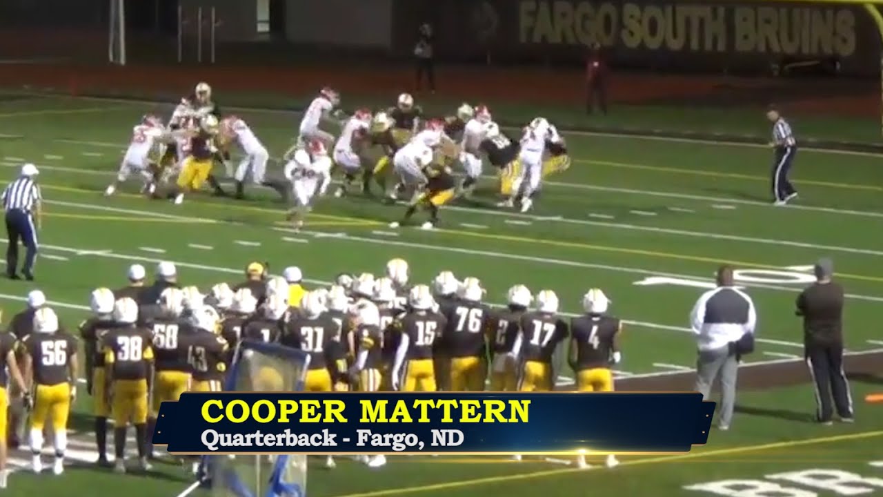 Quarterback Cooper Mattern Shines for Shanley High School in Fargo, ND