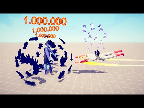 How Strong Is Super Peasant With Damage Indicator - Totally Accurate Battle Simulator TABS