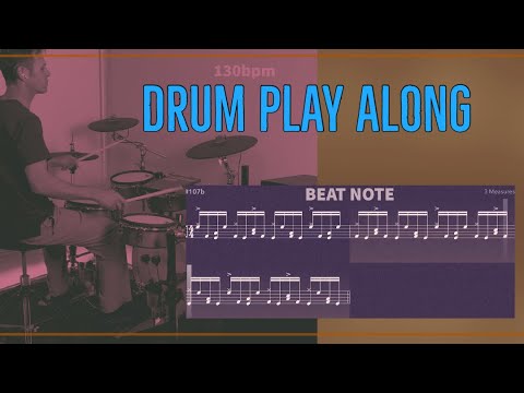 3 OVER 4 LIMB POLYRHYTHM | 110bpm | 130bpm