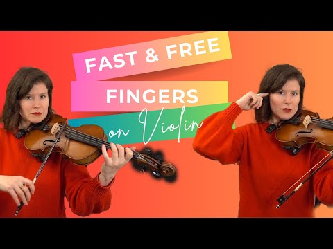 Get FASTER Fingers in 1 Week #1 Finger Exercise for Violinists (Beginner-Friendly)