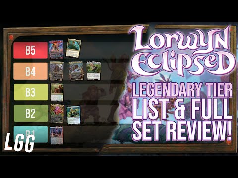 Lorwyn Eclipsed: Live Legendary Tier List & Set Review | Magic: the Gathering | Commander EDH MTG