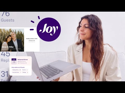Design a wedding website with Joy! A free and quality...