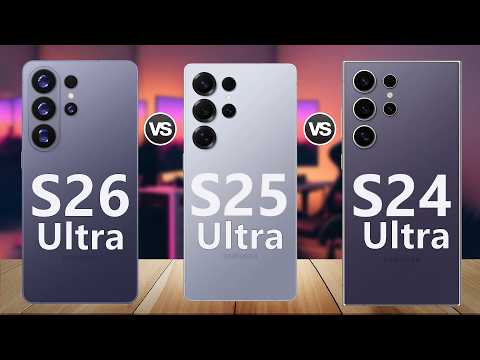Samsung Galaxy S26 Ultra Vs Samsung Galaxy S25 Ultra Vs Samsung S24 Ultra | Compare
