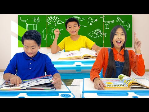 Wendy and Alex Back to School Stories for Kids – Good Students