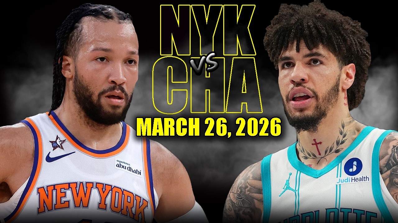 3월27일 뉴욕닉스 샬럿 NBA 하이라이트