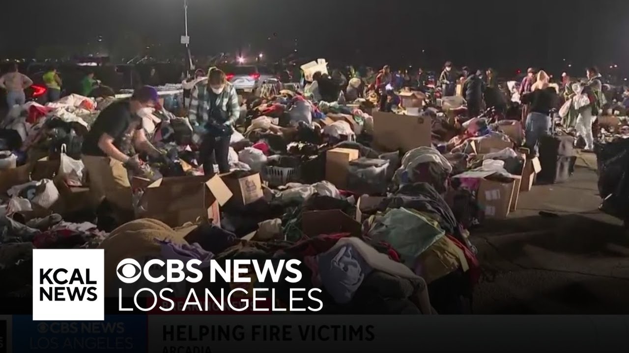 Donations continue pouring in for victims of Los Angeles fires