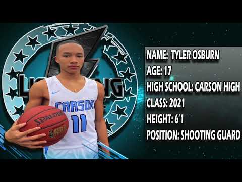 Tyler Osburn - Carson Lightning Basketball