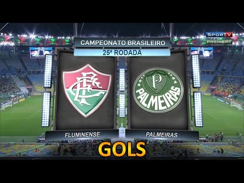 Gols, Fluminense 1 x 4 Palmeiras - Brasileirão 16/09/2015