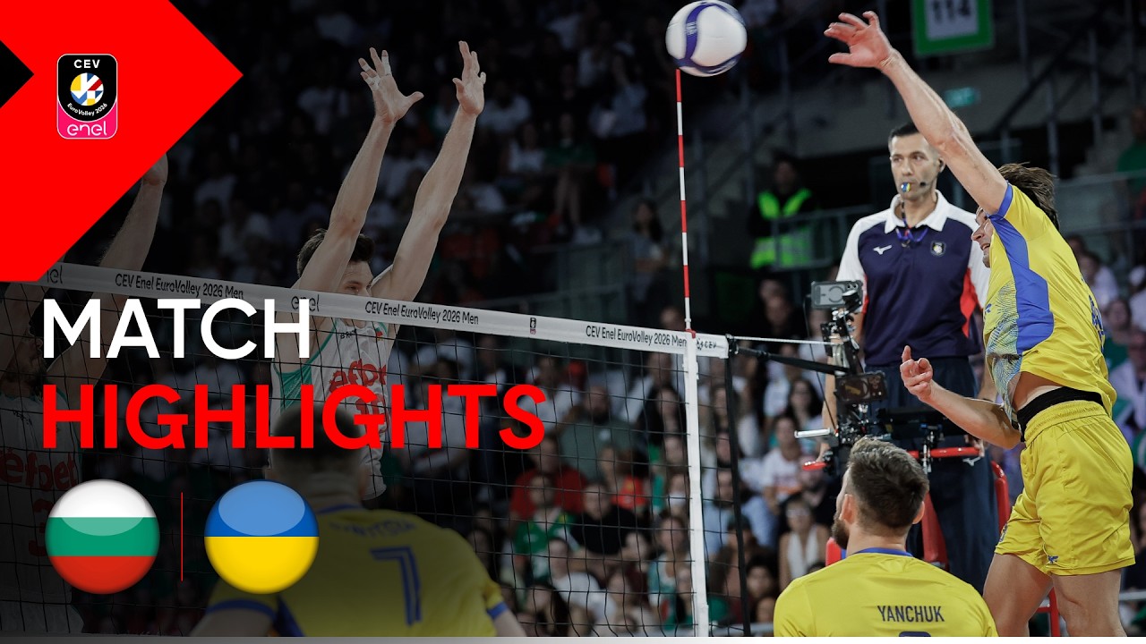 Highlights | Bulgaria vs. Ukraine | CEV Enel EuroVolley 2026 | Men