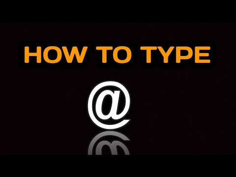 how to press @ on laptop