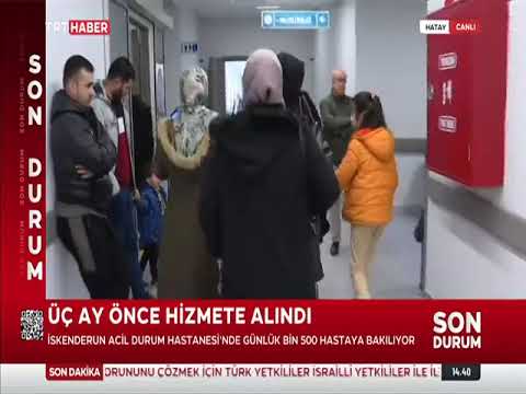 İskenderun Acil Durum Hastanesinde Günde 1500 Hastaya Hizmet Veriliyor - TRT HABER - 12.02.2024