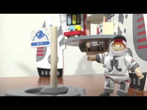 Hape Discovery Spaceship and Lift Off Rocket - Product Review Video