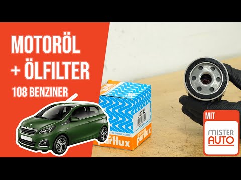 How to change Peugeot 108 1.0 VTi engine oil and oil filter 🛢