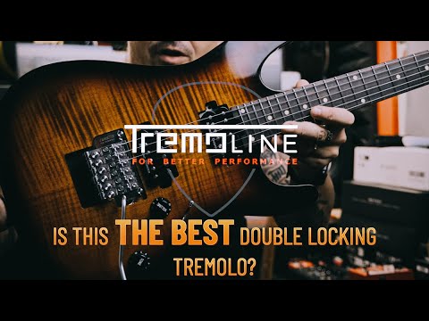 Tremoline FT36T-R2-BS Stainless Steel double locking tremolo + R2 (41.4mm) Locking Nut, Black image 17