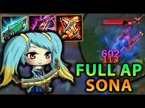 WHAT IS THIS DAMAGE?!? THE CLASSIC FULL AP SONA MID IS STILL CRAZY! - League of Legends