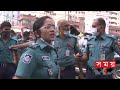 লিফলেট বিতরণ করার সময় বিএনপি নেতা ইশ�