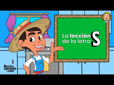 Aprende la letra s  | La S de sapo, sopa, sandía | Nacho Aprende