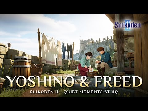 Suikoden II Ambience 🧺 Yoshino & Freed Laundry Scene | Relaxing HQ Theme Music (3 Hours)