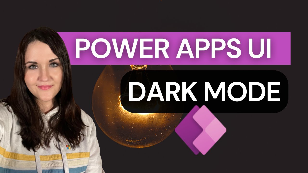 Power Apps UI Dark Mode Light Mode Toggle