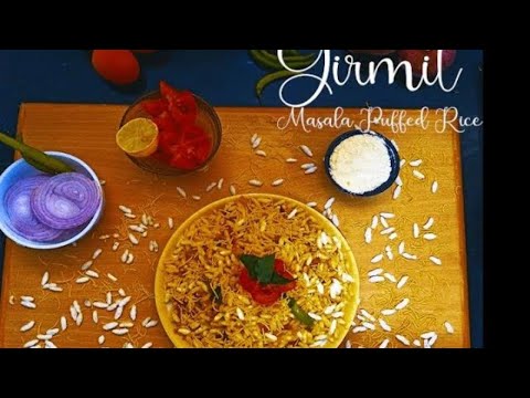 Masala Puffed Rice | Girmit Recipe | North Karnataka Style Girmit
