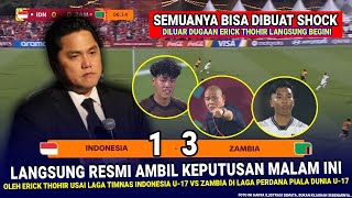 Download lagu 🔴 KEPUTUSAN SANGAT GILA & MENGEJUTKAN Erick Thohir!! Hasil Akhir 1-3 Timnas Indonesia Vs Zambia U-17 mp3 Download lagu 🔴 KEPUTUSAN SANGAT GILA & MENGEJUTKAN Erick Thohir!! Hasil Akhir 1-3 Timnas Indonesia Vs Zambia U-17 mp3