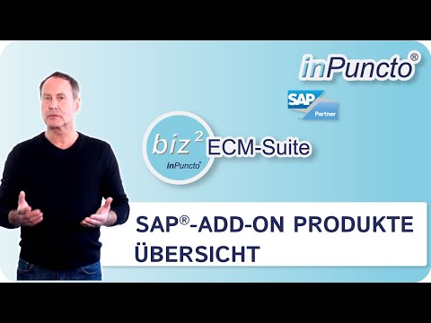 Überblick über die SAP-Add-on-Produkte von inPuncto zur Optimierung von dokumentbasierten Prozessen