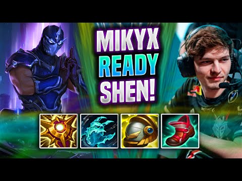 MIKYX IS READY TO PLAY SHEN! - G2 Mikyx Plays Shen SUPPORT vs Rakan! | Patch 11.22