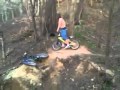 Landing Girl BMX FAIL