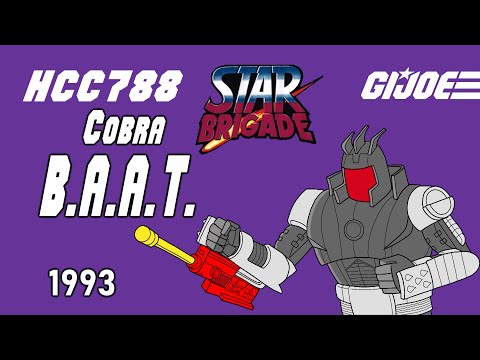 HCC788 - 1993 Cobra BA.A.T. - Star Brigade G.I. Joe action figure review to the Max!